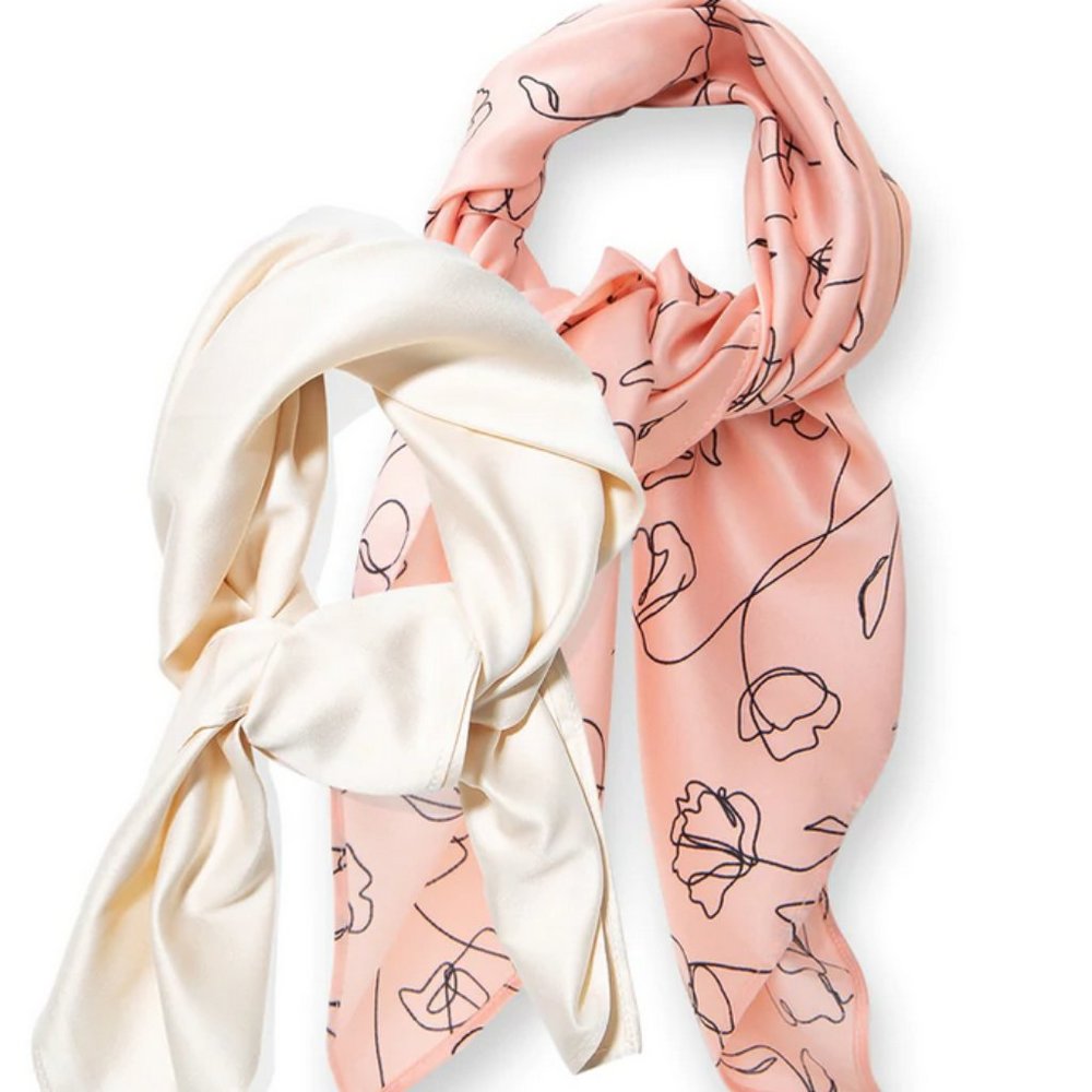 Lark & Ives Minimalist Hair Scarf Bundle - New With Tags
